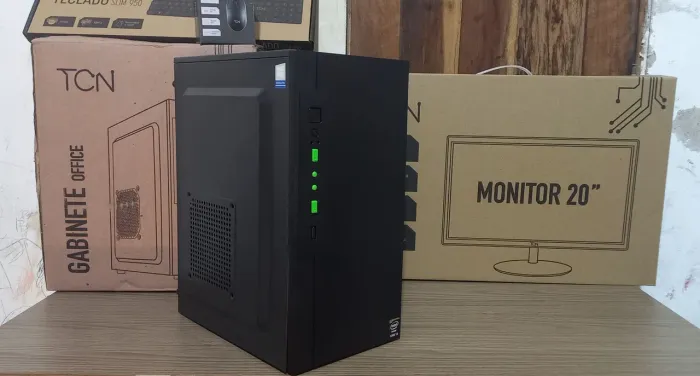 Computador Core I3 completo Novo com Monitor de 20 Polegadas