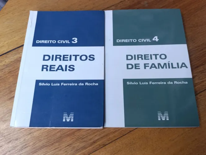 LIVROS DIREITO CIVIL VOL. 3 E 4. DIREITOS REAIS E DIREITO DE FAMÍLIA.