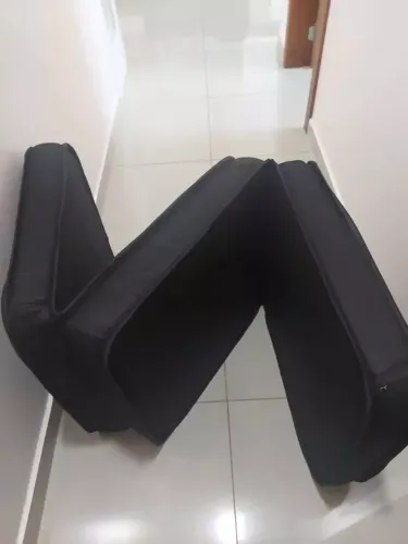 Puff Colchonete Dobrável / Sofá 3 em 1 Solteiro