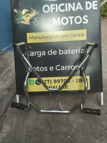 PROTETOR DE CARENAGEM DA XTZ CROSSER DA MARCA MA CROMADO SEMI-NOVO