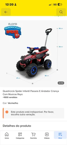 Carrinho de passeio infatil