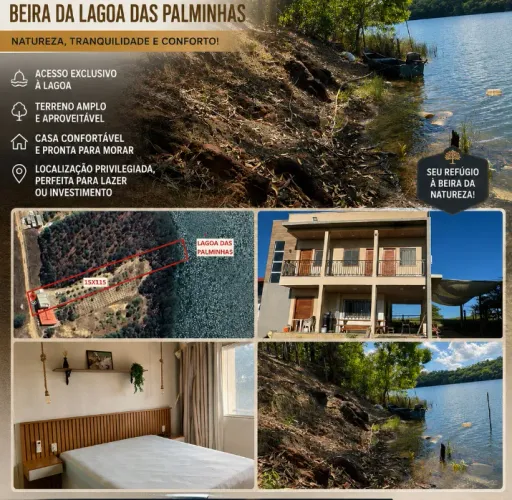 Casa com chácara na lagoa das palminhas Linhares