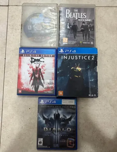 Jogos De Videogame Para PS3 e PS4, Originais Playstation