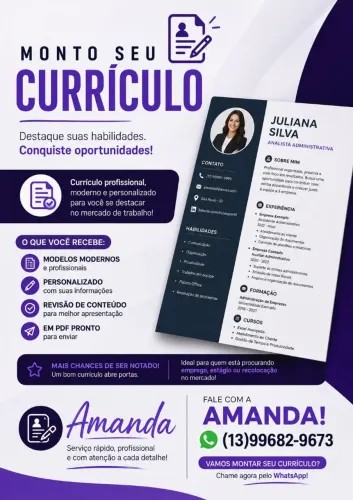 monto seu curriculo