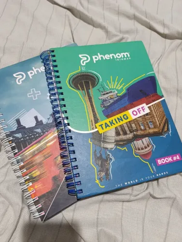 Livros Phenom inglês do moving up 1 ao INNER one advanced