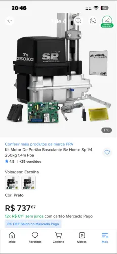 Motor basculante PPA
