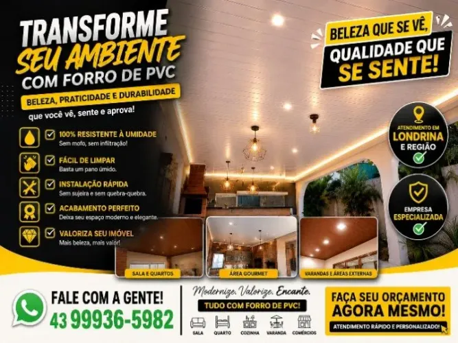 Forro pvc 