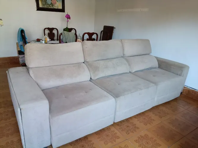 Sofa retrátil e reclinável de 3 metros. Silvia Designer