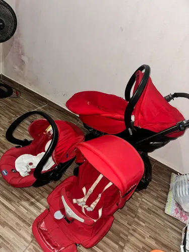 Carrinho chicco 3 em 1 - (italian design)