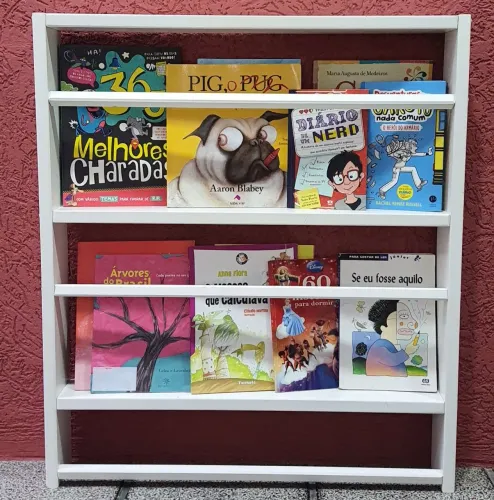 Prateleira de livros para vc organizar os seus preciosos