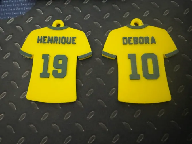 Chaveiros camisa do Brasil