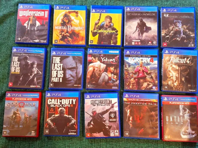 Jogos ps4 (preços na descrição)