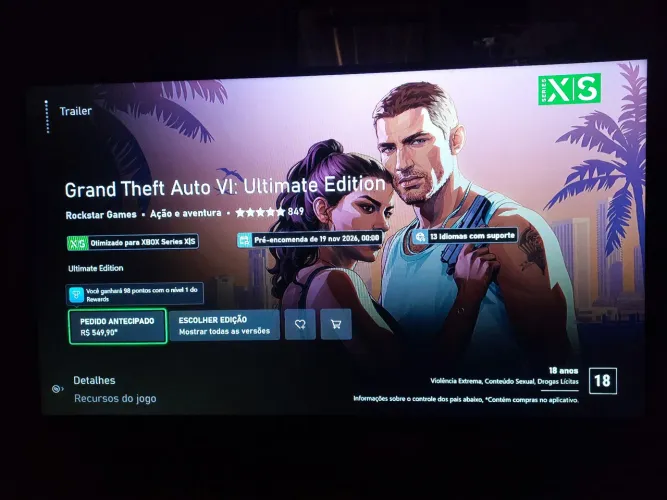 XBOX SERIES S NA CAIXA QUASE NOVO JÁ USADO