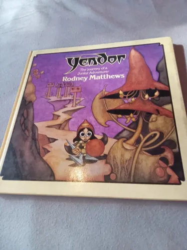 Livro ?Yendor? arte fantástica de Rodney Matthews 1ªEdiç. Londres 1978 Est. Usado