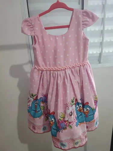 Vestido Galinha Pintadinha