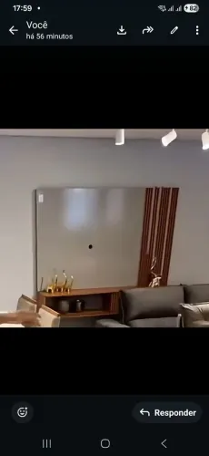 Rak madeira  maciça  com ripado 