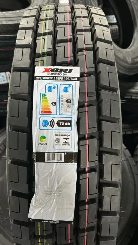 Pneu NOVO de Carga 275/80/22.5C XBRI Robusto B4 