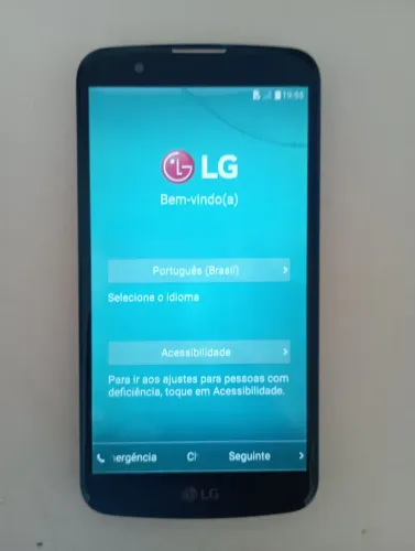 *Celular LG K10 4G<br>Versão Android 6.0