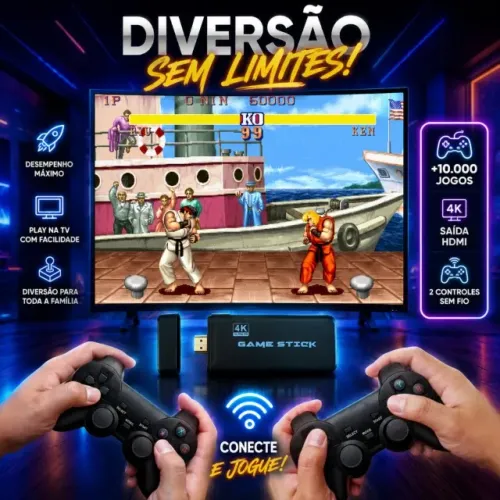 Console Retrô 10.000 Jogos Vídeo Game