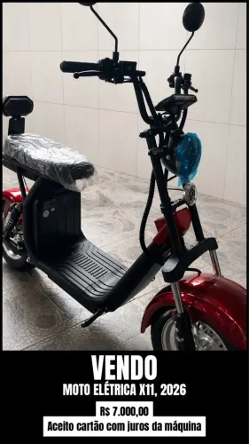Moto Elétrica X11 2026 | Apenas 60km rodados