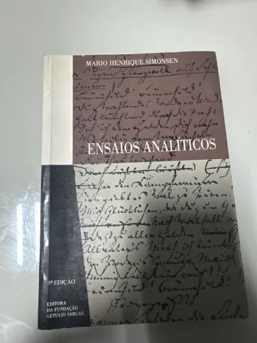 Ensaios Analíticos - Mário Henrique Simonsen (Raro)