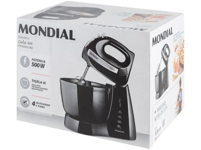 Batedeira cake 500w mondial