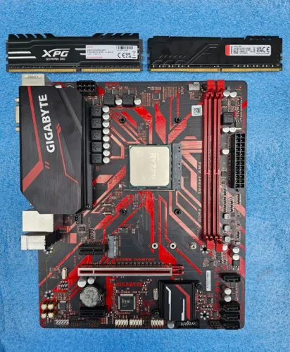 Kit Ryzen 5 5500 - 16GB DDR4 - B450M - Aceito Troca e Cartão 12x - Entrego