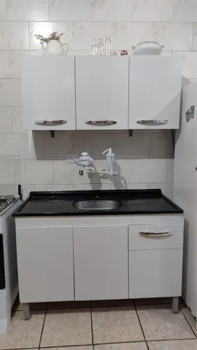 Cozinha Modulada Branca completa 