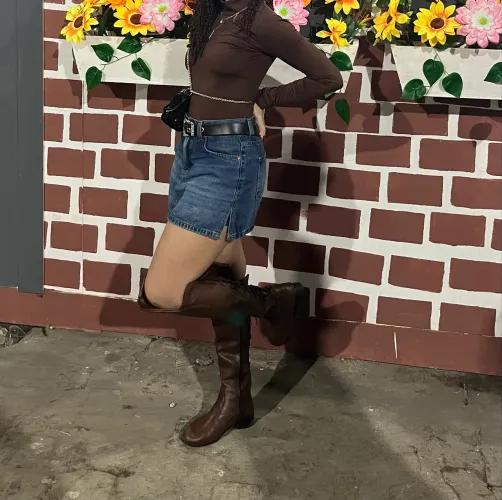 Short saia jeans