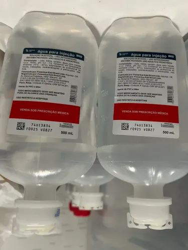 Água detilada 500ml 20 unidades