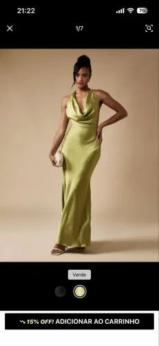 Vestido Verde Oliva SHEIN
