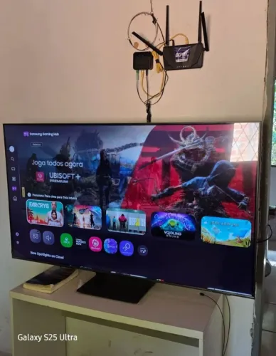 Tv Samsung QLED 55 polegadas único dono
