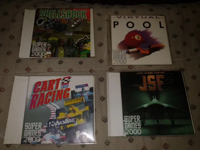 ShellShock Cart Racing IndyCar Racing 2 Virtual Pool JSF Joint Strike Fighter 4 jogo PC CD