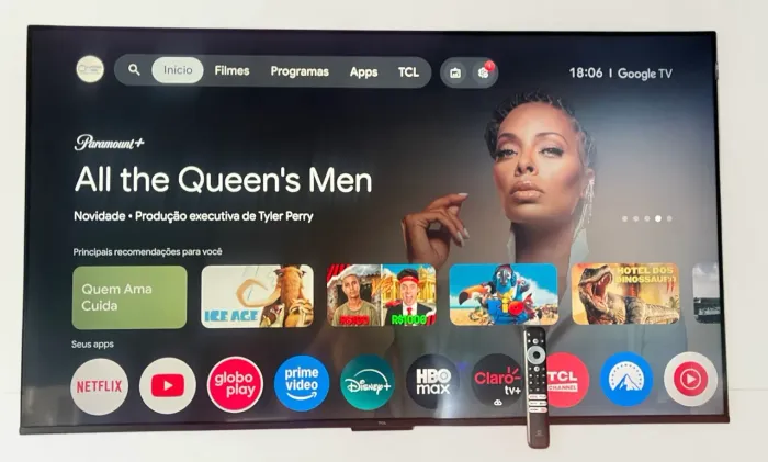 Smart TV 55" TCL 4K UHD QLED | Google TV |  P755 | Entrego