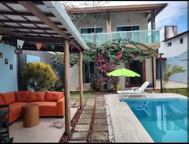 Casa de praia com piscina 