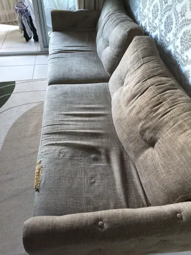 Sofá 3metros com detalhes