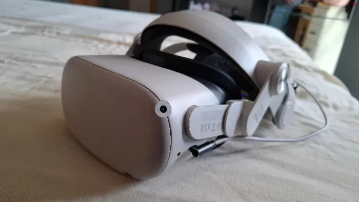 Óculos VR Meta Quest 2 - Com a expansão de bateria oficial