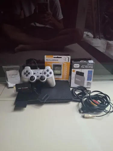 Console PlayStation 2 Usado - Acompanha Cabos e Controles