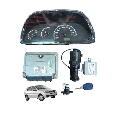 Kit Code Módulo Injeção Fiat Palio Fire 1.0 8v 2007 55212345