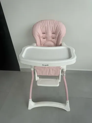 Cadeira de Alimentação Burigotto Rosa Original | Excelente Estado