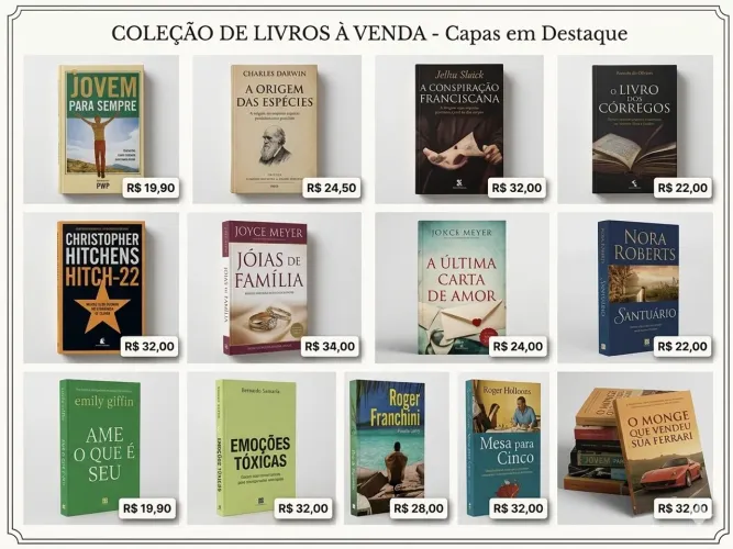 Livros novos e seminovos pra enriquecer sua vida ?