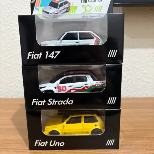 MINIATURA FIAT 50 ANOS DE BRASIL ( LEIA O ANUNCIO)