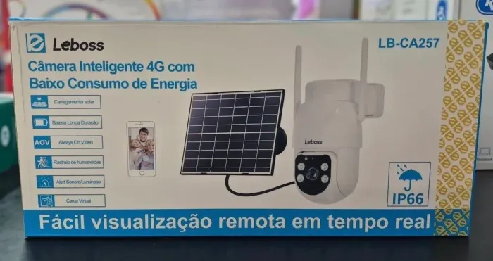Câmera Inteligente  4G com Baixo Consumo de Energia/Energia solar LEBOSS LB-CA257