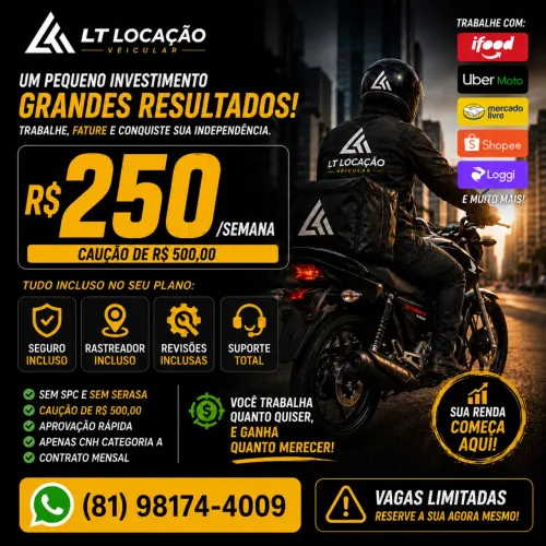 Aluguel / locação de moto - Honda CG start 2022