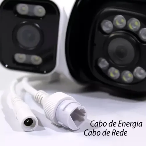 Câmera de Segurança Externa Wifi com Duas Lentes e Visão Noturna 360 Pronta Entrega