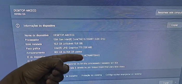 Kit intel 12 geração