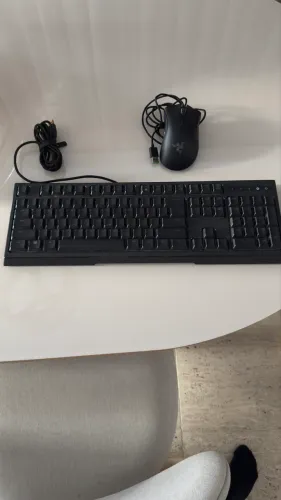 Mouse deathadder & Teclado Razer chroma Ornata