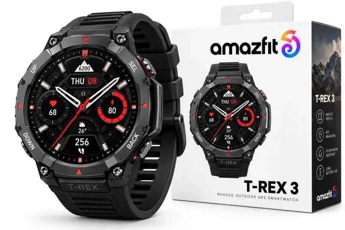 AMAZFIT T-REX 3 PRETO - SMARTWATCH