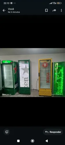 Temos cervejeiro pra venda troca estão disponíveis todas as marca modelo litragem voltagem