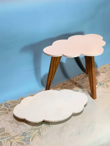 Par de bandejas nuvem para festas infantil decoração móveis aniversário festa batizado